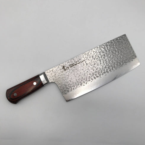 Sakai Takayuki VG10 33 Layer Damascus Gyuto Western Kitchen Knife Mahogany Pattern